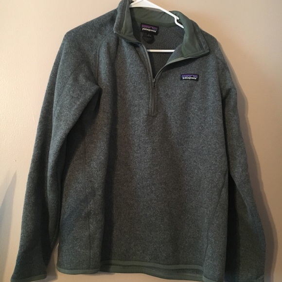 Patagonia Jackets & Blazers - Hemlock green Patagonia better sweater 1/4 zip